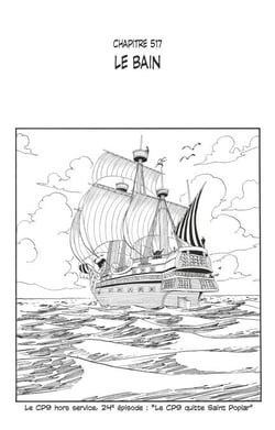 One Piece édition originale - Chapitre 517 - Le bain