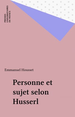 Personne et sujet selon Husserl
