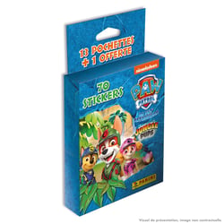 13+1 pochettes de stickers à collectionner - La pat'patrouille Mission Jungle