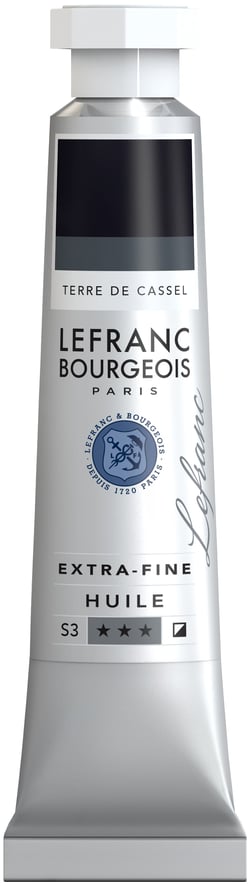 Peinture à l'huile Lefranc Bourgeois - Extra-fine - 20 ml - Terre de cassel