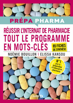 Internat de pharmacie - Tout le programme en mots-clés - 85 fiches de synthèse
