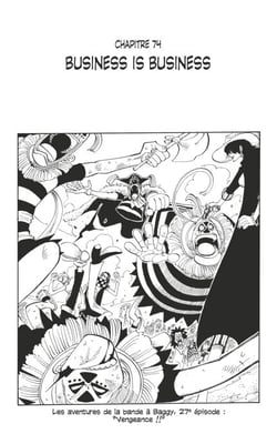 One Piece édition originale - Chapitre 74 - Business is business