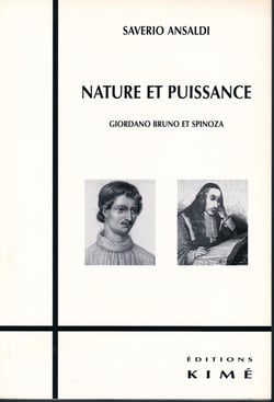 NATURE ET PUISSANCE - Giordano Bruno et Spinoza