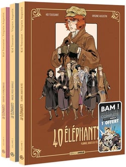 40 éléphants : Tomes 1 à 3