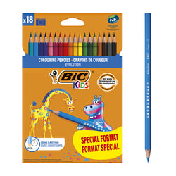 Lot de 18 crayons de couleur - BIC Kids - Evolution ECOlutions 
