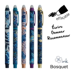 Stylo encre thermosensible effaçable Ink - Bleu - Modèles aléatoires - Vendu à l'unité