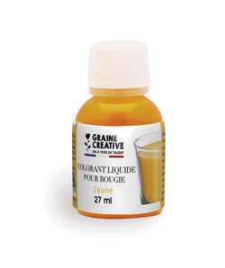 Flacon colorant liquide jaune - 27 ml