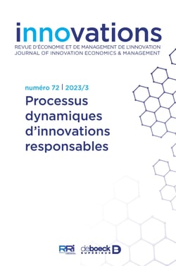 Innovations n° 72 - Processus dynamiques d’innovations responsables