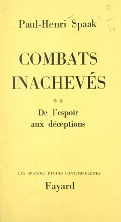Combats inachevés (2) - De l'espoir aux déceptions