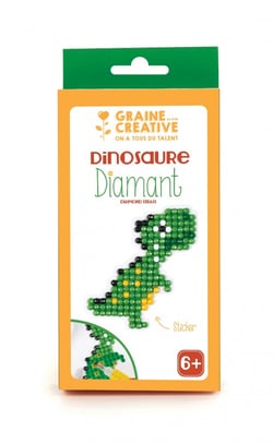 Kit mosaïque diamant Graine Creative - Dinosaure