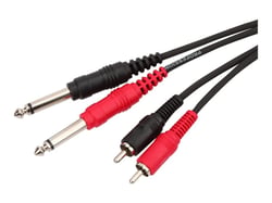 Shiver - 2 RCA /2 Jacks 6,35 mm - 3m