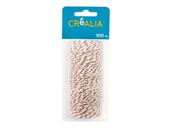 1 ficelle blanc et cuivre - Créalia