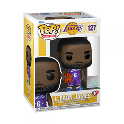 Figurine Funko Pop - NBA Lakers - LeBron James avec maillot violet n°127