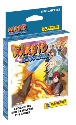 6 pochettes - Naruto Shippuden - Panini
