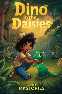 Dino in the Daisies - Jungle, #1