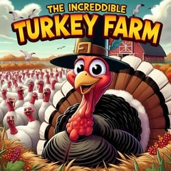 The Incredible Turkey Farm - Thanksgiving books for kids