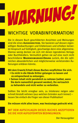 Gegendarstellungen - Die Leiden des zu alt gewordenen W.