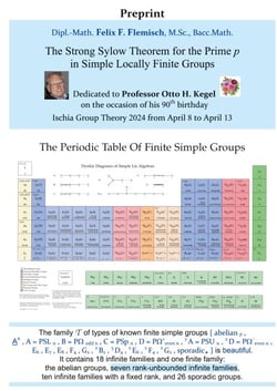 The Strong Sylow Theorem for the Prime p in Simple Locally Finite Groups - Dedicated to Prof. Otto H. Kegel on the occasion of his 90th birthday