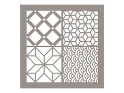 Pochoir 30x30 - carreaux vagues