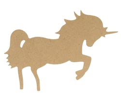 Silhouette Artemio - Licorne - Bois MDF - 10 x 15 cm 