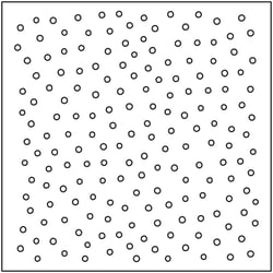 Artemio - Pochoir - Petits points - 15 x 15 cm