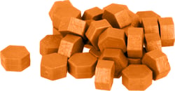 Artemio - Perles de cire hexagonales - 30 g - Orange foncé