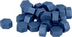 Artemio - Perles de cire hexagonales - 30 g - Bleu foncé