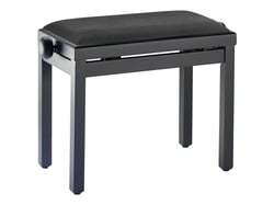 Banquette pour piano - noir mat