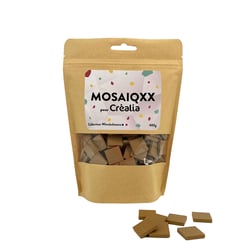 Tesselles de mosaïque Unicraft - caramel - 20 x 20 mm - 600 g