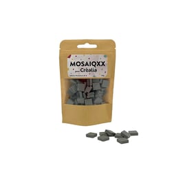 Tesselles de mosaïque Unicraft - ardoise - 12 x 12 mm - 100 g