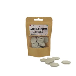 Tesselles de mosaïque Unicraft - super blanc - 100 g