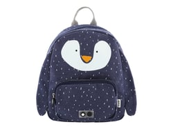 Sac à dos maternelle Trixie Baby - Bleu marine - M. Pingouin - 1 compartiment
