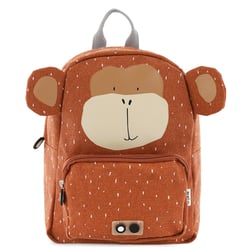 Sac à dos maternelle Trixie Baby - Marron - M. Singe - 1 compartiment