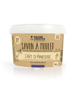 Savon à mouler Graine Créative - Lait d'ânesse - 500 g