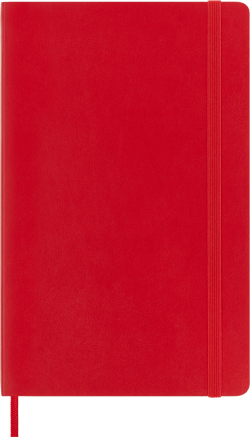 Carnet - 13 x 21 cm - Classic - Moleskine - 240 pages lignées - Rouge écarlate