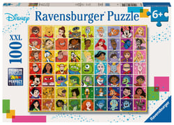 Puzzle 100 pièces XXL - La palette de couleurs Disney