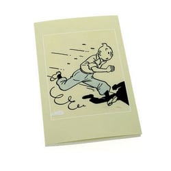 Carnet de notes 10,5 x 14,7 cm - Tintin - L'art d'Hergé