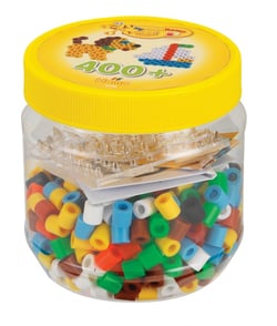 Pott de perles et plaques Hama - Maxi - Jaune
