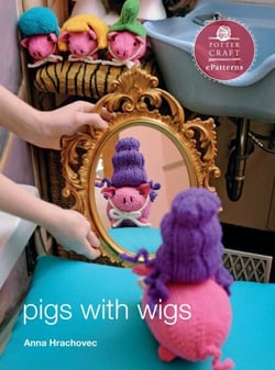 Pigs with Wigs - E-Pattern from Knitting Mochimochi