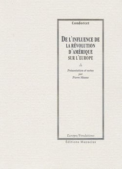 De l'influence de la révolution d'Amérique sur l'Europe