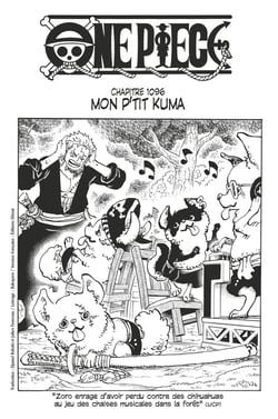 One Piece édition originale - Chapitre 1096 - Mon p'tit Kuma