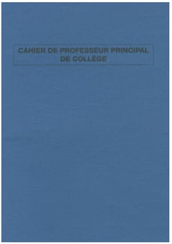 Cahier du professeur principal du college