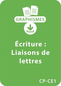 Graphismes et écriture - CP/CE1 - Liaisons de lettres - Un lot de 17 fiches à télécharger