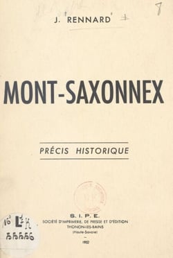 Mont-Saxonnex - Précis historique