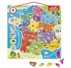 Puzzle 93 pièces France Magnétique Nouvelles régions 2016 Janod