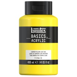 Acrylique Liquitex Basics - 400 ml - ton jaune cadmium clair