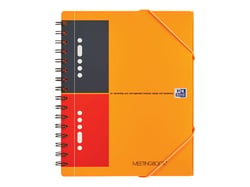 Cahier polypro - 17 x 22 cm - Meetingbook - Oxford - 160 pages lignées