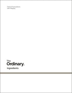 The Ordinary - Ingredients - Understanding skincare with the bestselling beauty brand