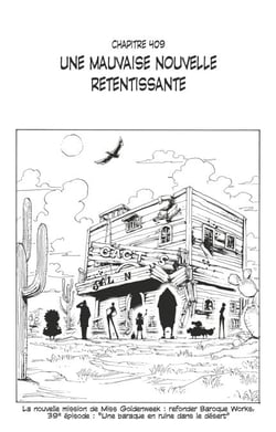 One Piece édition originale - Chapitre 409 - Une mauvaise nouvelle retentissante