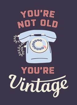 You're Not Old, You're Vintage - Joyful Quotes for the Young At Heart